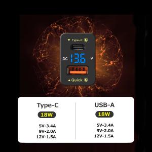 トヨタ スイッチホール用 USB充電器 Aタイ...の詳細画像5