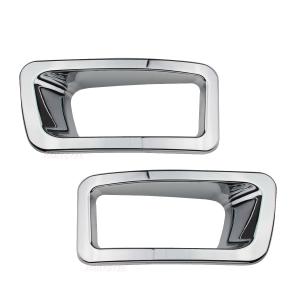 いすゞ 07 エルフ フォグランプ メッキ カバー 左右セット