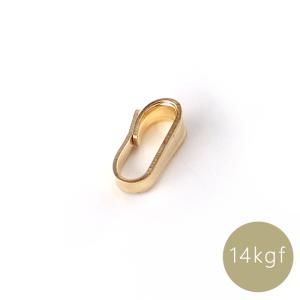 フープピアス 15mm 14KGF シンプル 20mm／15mm 両サイズ 外径 0.7mm