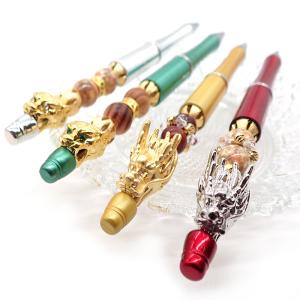 ハーバリウムボールペン✨トップジュエル付 ハーバリウム ボールペン (12) (本体のみ/同色5本）トップジュエル(No