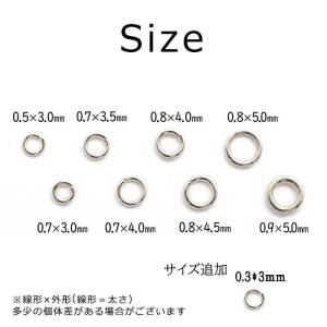ポイント5倍★ サージカル ステンレス製丸カン...の詳細画像2