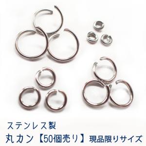 現品限り ステンレス 丸カン (29) シルバー カン開き 50個 金属アレルギー対応 ステンレス マルカン ハンドメイド 金属アレルギー 金具 接続金具 国内発送｜partsworldjp