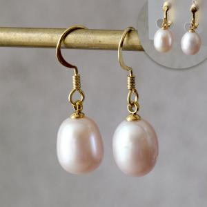 インドネシア産 オパライズドウッド ピアス (01) ウッドオパール 珪化