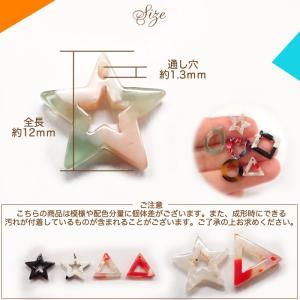 べっこう パーツチャーム (2) 星型・型抜き...の詳細画像2
