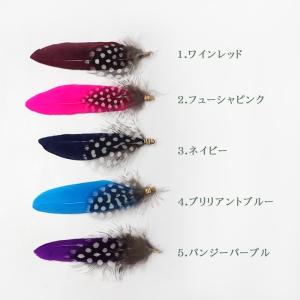 デザインフェザーパーツ 1.ドットカラー・5ピ...の詳細画像2