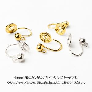 ステンレス製 ( うずまき ノンホールピアス ...の詳細画像1