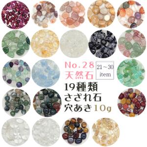 カラフル シェル さざれ石 穴あり 10g 天然石 貝 マリン パーツ