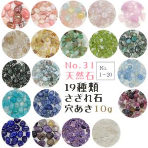 カラフル シェル さざれ石 穴あり 10g 天然石 貝 マリン パーツ