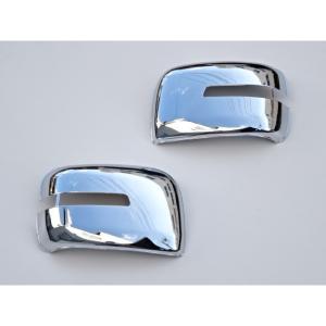 メッキドアミラーカバー スズキ ジムニー JB23W ドアミラーカバー 鏡面メッキデザイン 純正