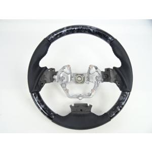 黒木目調　 ウッド ガングリップ ステアリング トヨタ　C-HR　ZYX10 NGX50　ハイブリッ...