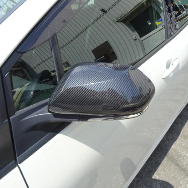 スポーティ♪ カーボン ルック ドアミラー カバー トヨタ C-HR NGX10 NGX50 ZYX...