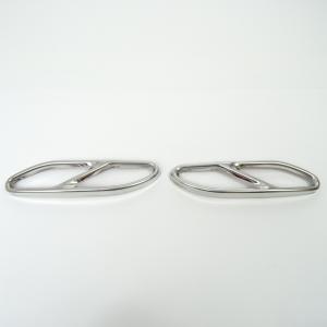 ベンツ　Sクラス　W222　ステンレス　マフラー　リング　カッター　カバー　パネル　ガーニッシュ　