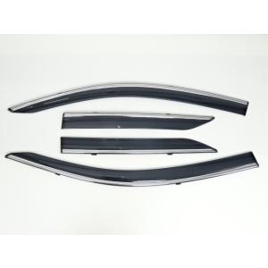 取り付け金具付き　トヨタ　C-HR　ZYX10　NGX50型　メッキライン入り　ドアバイザー　サイドバイザー　バイザー　モール