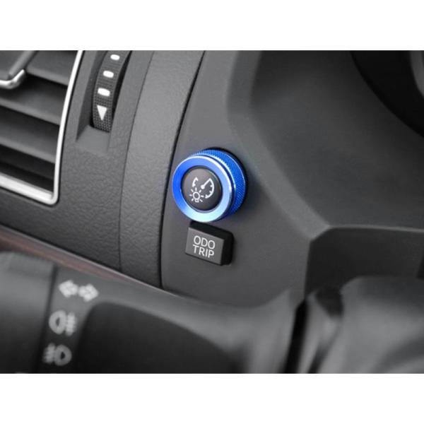 デザイン性UP♪ ブルー オドメーター スイッチ カバー ランドクルーザー ランクル 200 URJ...