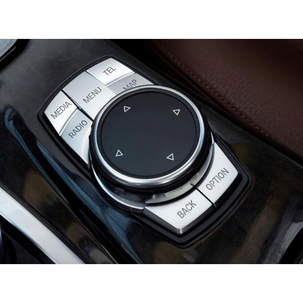 高品格♪ BMW サテンシルバー iDrive コマンド スイッチ カバー i8 I12 クーペ ロ...