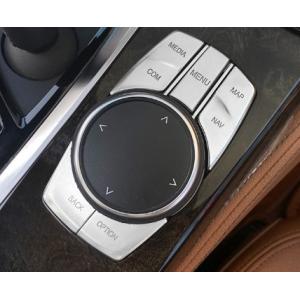 高品格♪ BMW サテンシルバー iDrive コマンド スイッチ カバー i8 I12 クーペ ロ...