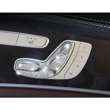 ラグジュアリー♪ ベンツ スワロフスキー シートスライダー カバー AMG GT X290 4DRク...