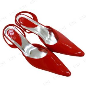 コスプレ 仮装 ラブリービックヒール・レッド 25〜27cm プレイアベニュー 靴 プチ仮装 コスプ...
