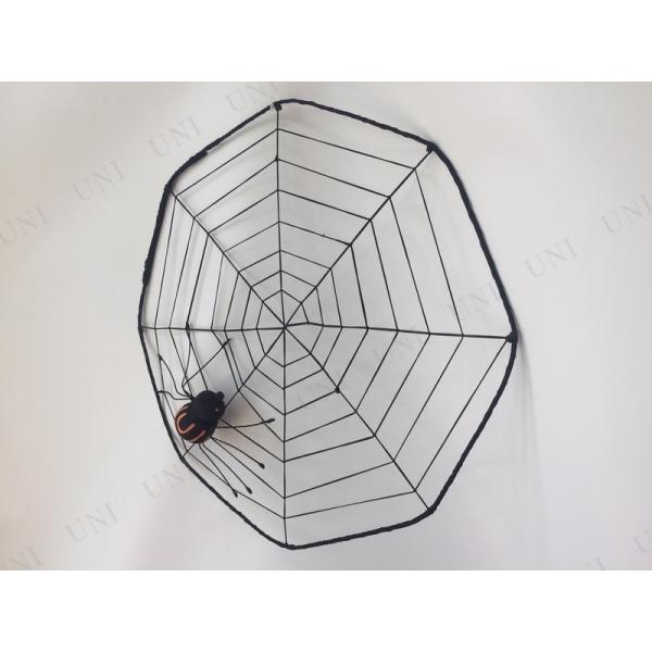 40cmスパイダーネット 中 オレンジ蜘蛛(クモ付き) 不二貿易 蜘蛛の巣 ハロウィン装飾品 雑貨 ...