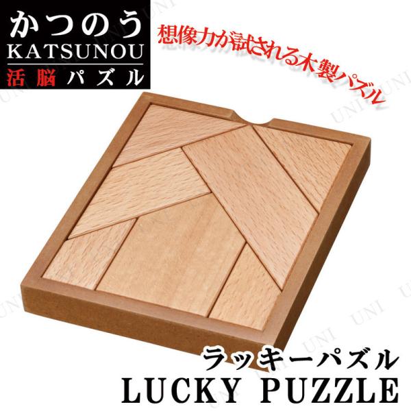 かつのう(活脳) ラッキーパズル ハナヤマ 頭脳 立体パズル 大人 子供 問題集付 シルエット完成