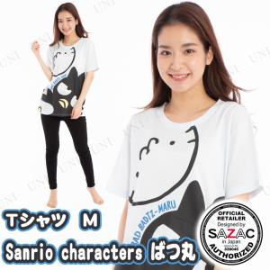 SAZAC(サザック) Sanrio characters ばつ丸Tシャツ ブルー レディスM