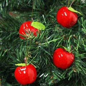 クリスマス　ツリー　オーナメント 雑貨 装飾 6点セット オーナメント リンゴ 4個入｜party-honpo