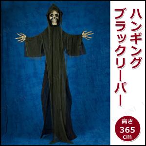 取寄品  ハロウィン 雑貨 怖い 2点セット ハンギングカーテン ブラックリーパー DXL｜party-honpo