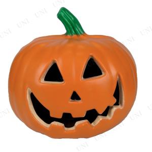 取寄品  ハロウィン 雑貨 かぼちゃ 2点セット 20cm パンプキンランタンS(スマイル)｜party-honpo