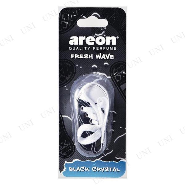 AREON エアーフレッシュナー FRESH WAVE ブラッククリスタル カー・バイク用品 手入れ...