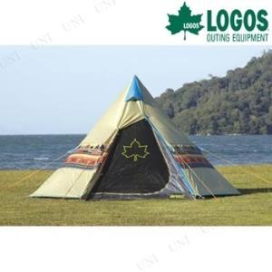 LOGOS(ロゴス) ナバホTepee 300 2~3人用 テント アウトドア用品 タープ 難燃性 ...