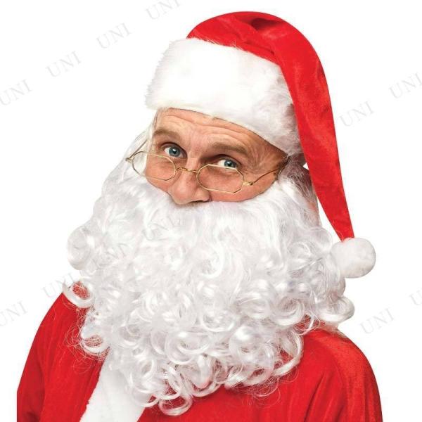 クリスマス 変装グッズ 仮装 小物 サンタコスプレ サンタクロース ヒゲ 髭 白ひげ インスタントサ...
