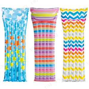 INTEX(インテックス) アクションプリントマット 183×69cm 59711 柄指定不可 ビーチグッズ エアーマット エアマット フロートマット