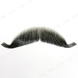 コスプレ 仮装 口髭 ひげ ヨーロピアン ダークグレイ