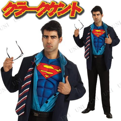 コスプレ 仮装 衣装 ハロウィン コスチューム メンズ 大人用 パーティーグッズ クラークケント(ス...