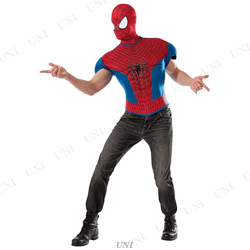 コスプレ ハロウィン 大人用 余興 スパイダーマンコスチューム トップス XL 仮装 衣装