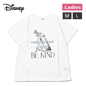 婦人 レディース Tシャツ Disney ディズニー プリンセス シンデレラ M L キャラクター 夏 半袖 かわいい ホワイト 1点までメール便可｜partyhouse702