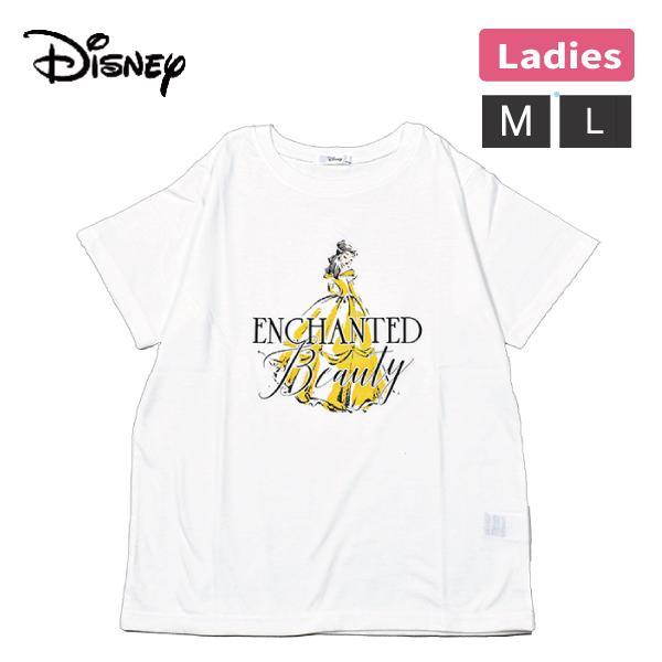 婦人 レディース Tシャツ Disney ディズニー プリンセス ベル M L キャラクター 夏 半...