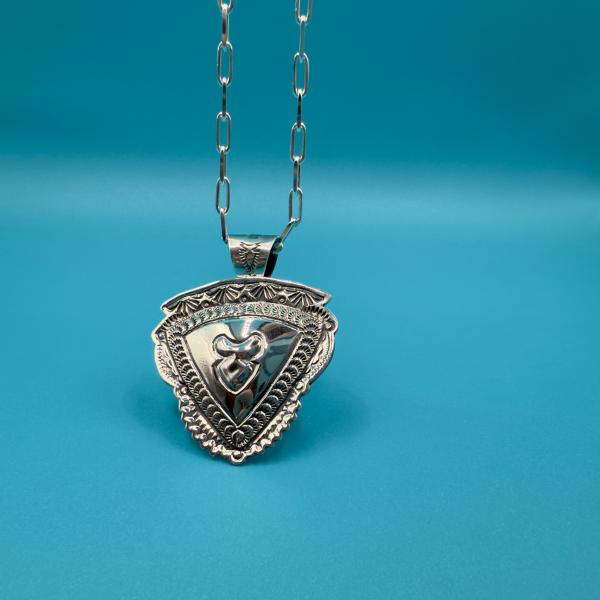 DalayneReevesの矢尻デザインシルバーペンダント　インディアンジュエリー/ネイティブアメリ...