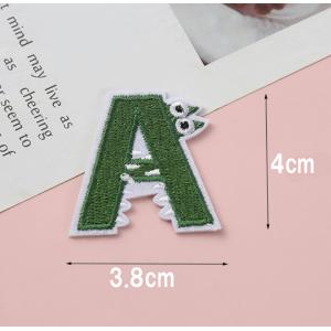 アニマルデザイン アルファベットワッペン アル...の詳細画像1