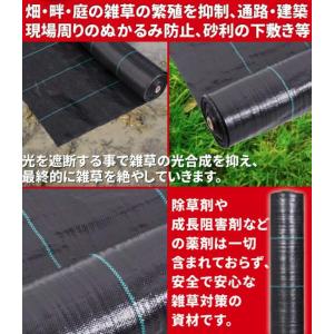 防草シート 3m×100m 農用シート 高透水...の詳細画像1