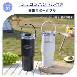 タンブラー 保温 保冷 蓋付き こぼれない ス...の詳細画像3
