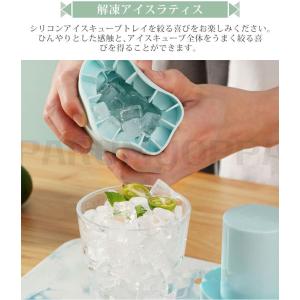 製氷器 製氷皿 シリコン 円筒形 製氷機 蓋付...の詳細画像5