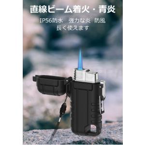 ターボライター ガス注入式 ガスライター 防風...の詳細画像1