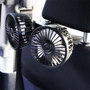 車載扇風機 ヘッドレスト ファン ツインファン...の詳細画像1