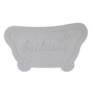 アンドエヌイー 珪藻土バスマット Bathtime グレー NIT-067-GY