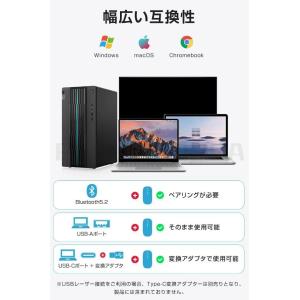 ワイヤレスマウス bluetooth 無線 マ...の詳細画像5