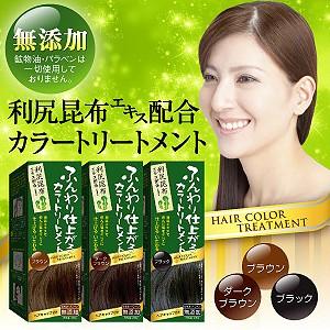 【大感謝価格 】ふんわり仕上がるカラートリートメント 200g ブラウン/ダークブラウン/ブラック【本州のみ送料無料、他の地域は送料が発生します】
