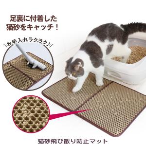 猫砂飛び散り防止マット｜parusu