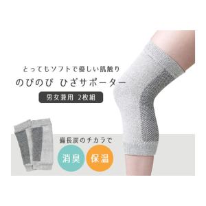 日伸産業 ロコメイトのびのびサポーター ひざ用 男女兼用 2枚組の商品画像