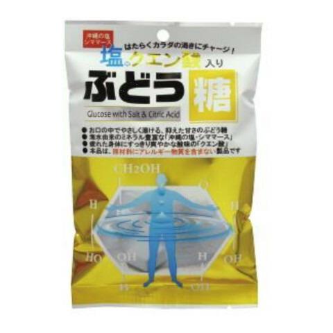 【4個セット】大丸本舗 塩クエン酸入りぶどう糖 25粒 x 4